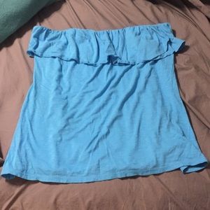 Strapless Crown & Ivy top